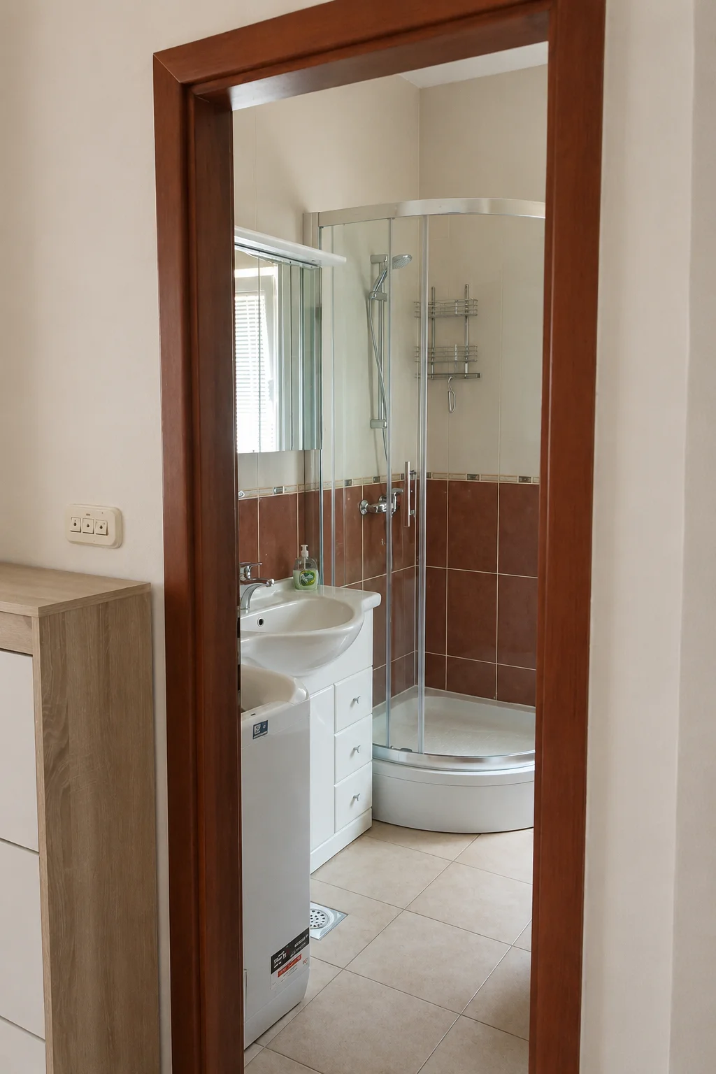 Apartment Zora – bathroom, Srima (Building 2), Croatia – Pine Tree Dalmatia